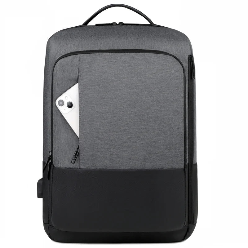 HKM-716307 Versatile Large Capacity Laptop Backpack with USB Charging for Business, Travel, and Daily Use
