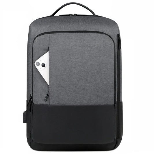 HKM-716307 Versatile Large Capacity Laptop Backpack with USB Charging for Business, Travel, and Daily Use