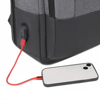 HKM-716307 Versatile Large Capacity Laptop Backpack with USB Charging for Business, Travel, and Daily Use
