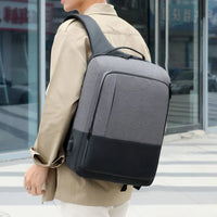 HKM-716307 Versatile Large Capacity Laptop Backpack with USB Charging for Business, Travel, and Daily Use