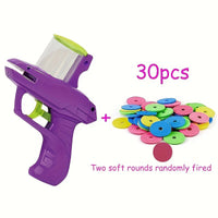 HKM-7163197 Interactive Cat Toy Launcher for Foam Discs - Durable Battery-Free Plastic for Endless Fun