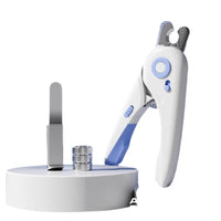 HKM-7163709 LED Light Cat Nail Clippers with Precision Stainless Steel Blade and Hidden Nail File