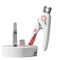 HKM-7163709 LED Light Cat Nail Clippers with Precision Stainless Steel Blade and Hidden Nail File