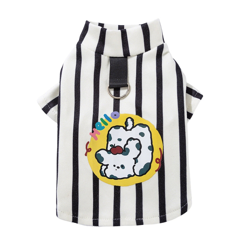 HKM-7164477 Cozy Cartoon Bear Hoodie for Small to Medium Dogs and Cats - Perfect for Fall and Winter