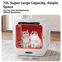 HKM-716499 Intelligent Pet Drying Box for Dogs and Cats - Automatic Silent Speed Dryer, Eco-friendly Design for Indoor and Outdoor Use