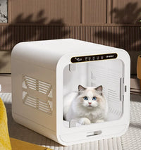 HKM-716499 Intelligent Pet Drying Box for Dogs and Cats - Automatic Silent Speed Dryer, Eco-friendly Design for Indoor and Outdoor Use