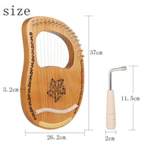 HKM-716499 Portable Small Harp - Easy-to-Learn Musical Instrument for All Ages