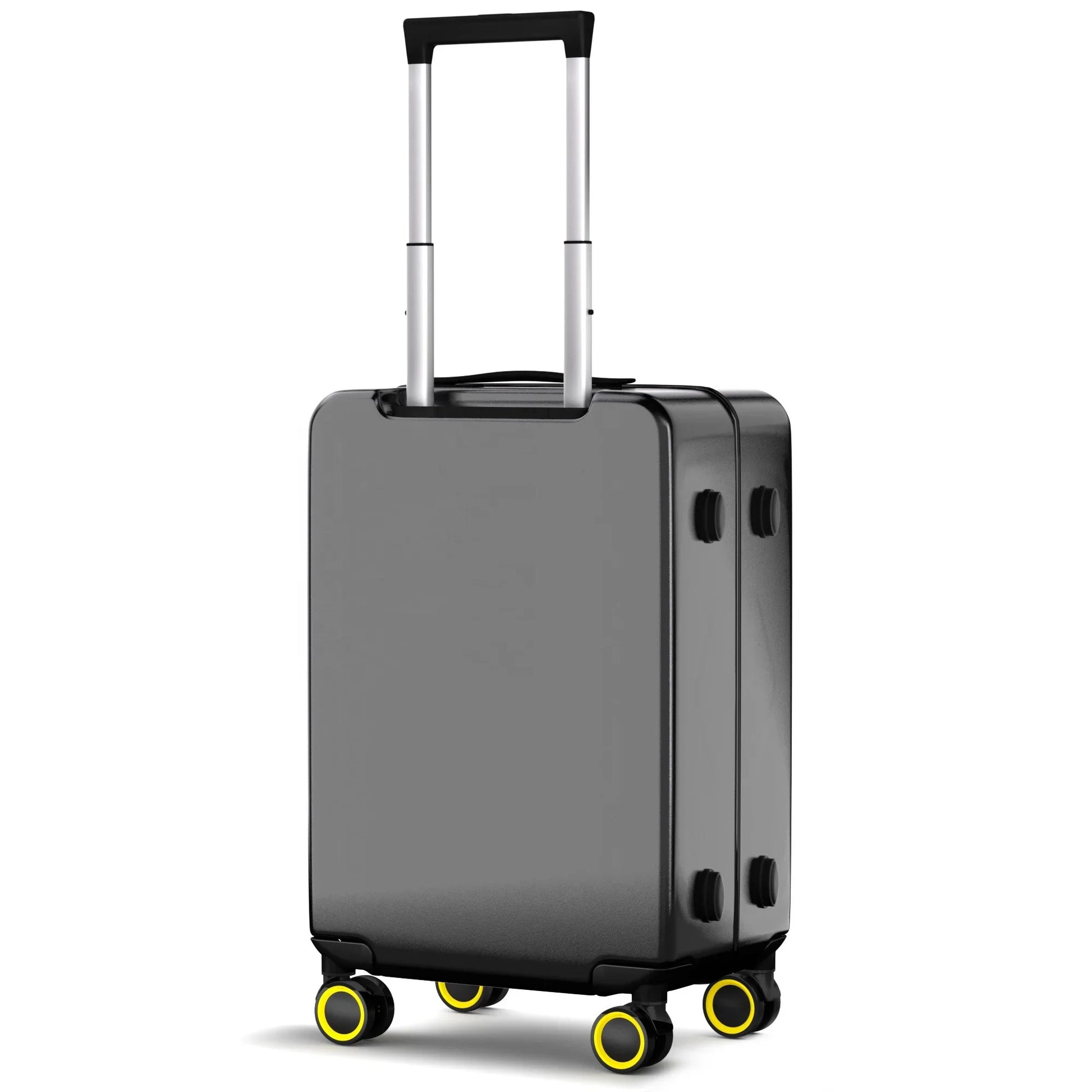 HKM-716627 Unbreakable Hard Shell Aluminium Travel Trolley Case Suitcase with PC Material