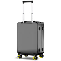 HKM-716627 Unbreakable Hard Shell Aluminium Travel Trolley Case Suitcase with PC Material