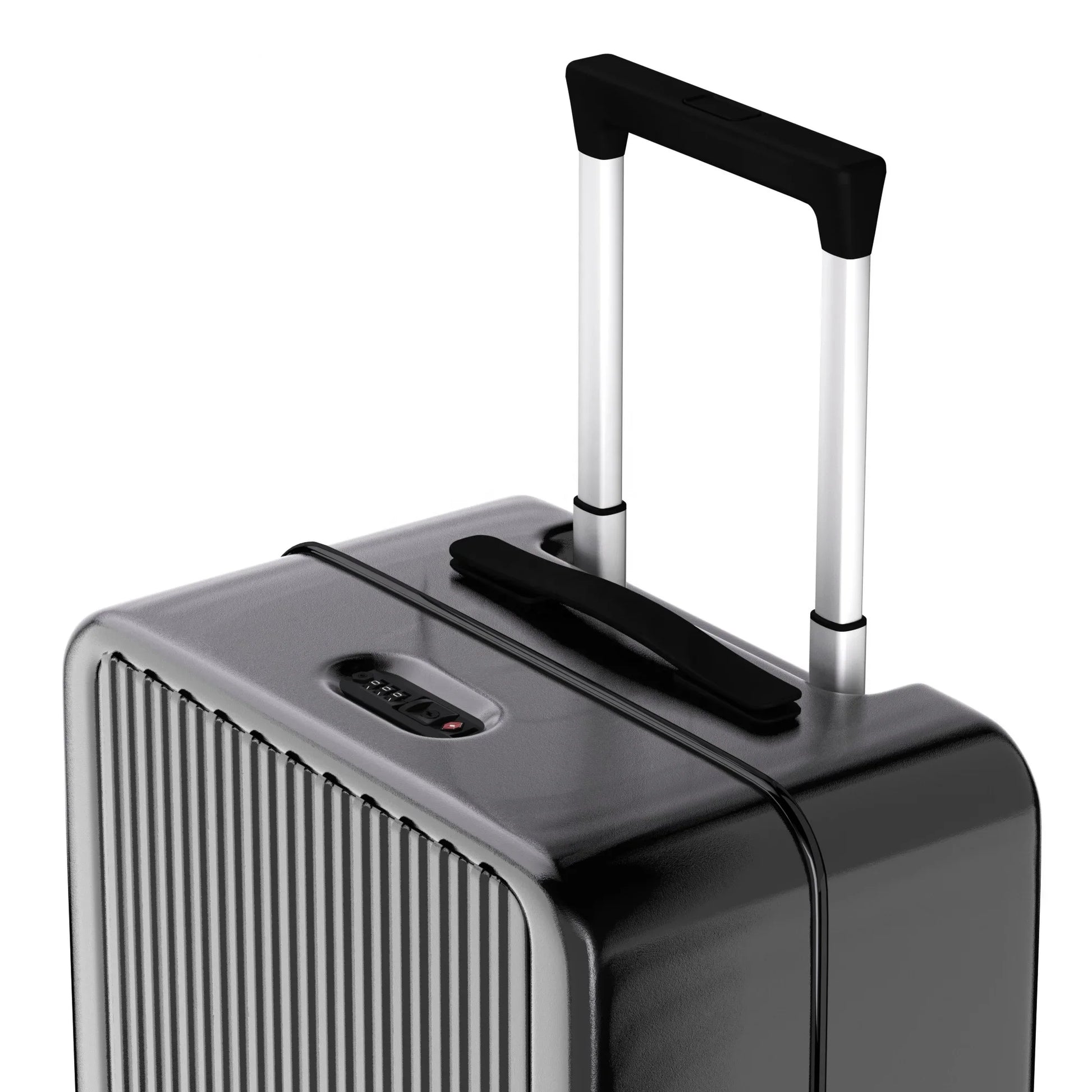 HKM-716627 Unbreakable Hard Shell Aluminium Travel Trolley Case Suitcase with PC Material