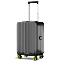 HKM-716627 Unbreakable Hard Shell Aluminium Travel Trolley Case Suitcase with PC Material