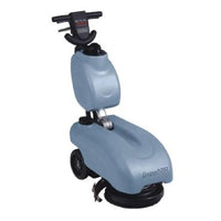 HKM-716819 Orange Mini Hand Push Battery-Powered Floor Cleaning Scrubber Dryer for Tile and Epoxy Surfaces