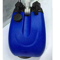 HKM-716819 Orange Mini Hand Push Battery-Powered Floor Cleaning Scrubber Dryer for Tile and Epoxy Surfaces