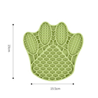 HKM-7169469 Silicone Dog Licking Mat - Claw-Shaped Slow Feed Pet Bowl for Dogs and Cats, Anti-Choke Design
