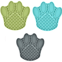 HKM-7169469 Silicone Dog Licking Mat - Claw-Shaped Slow Feed Pet Bowl for Dogs and Cats, Anti-Choke Design