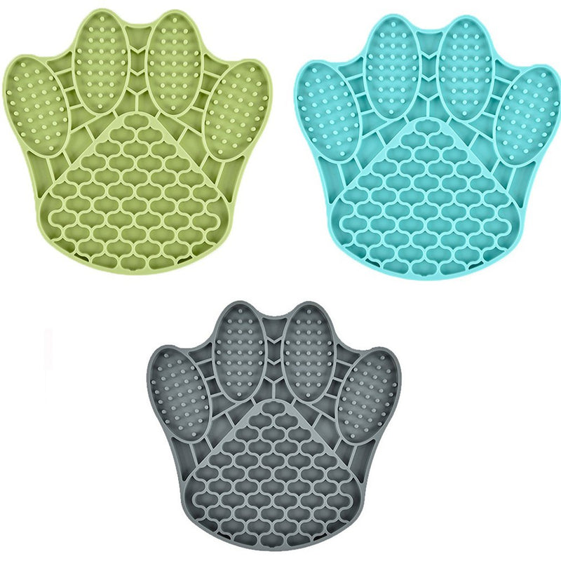 HKM-7169469 Silicone Dog Licking Mat - Claw-Shaped Slow Feed Pet Bowl for Dogs and Cats, Anti-Choke Design