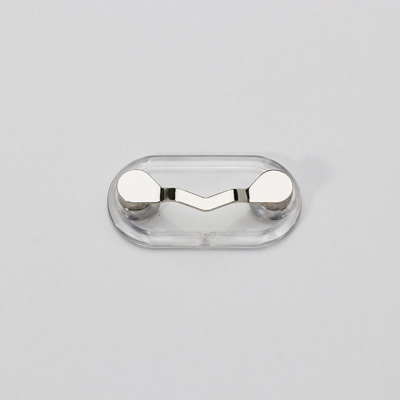 HKM-716947 Magnetic Glasses Holder in Black and Silver – Creative Travel Storage Solution