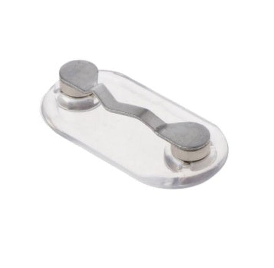 HKM-716947 Magnetic Glasses Holder in Black and Silver – Creative Travel Storage Solution
