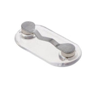 HKM-716947 Magnetic Glasses Holder in Black and Silver – Creative Travel Storage Solution