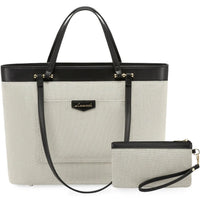 HKM-716947 Stylish Custom Tote Bag for Women with Dual Handles and Detachable Wristlet