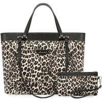 HKM-716947 Stylish Custom Tote Bag for Women with Dual Handles and Detachable Wristlet