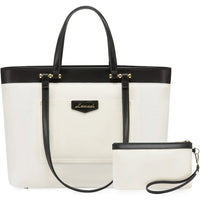 HKM-716947 Stylish Custom Tote Bag for Women with Dual Handles and Detachable Wristlet