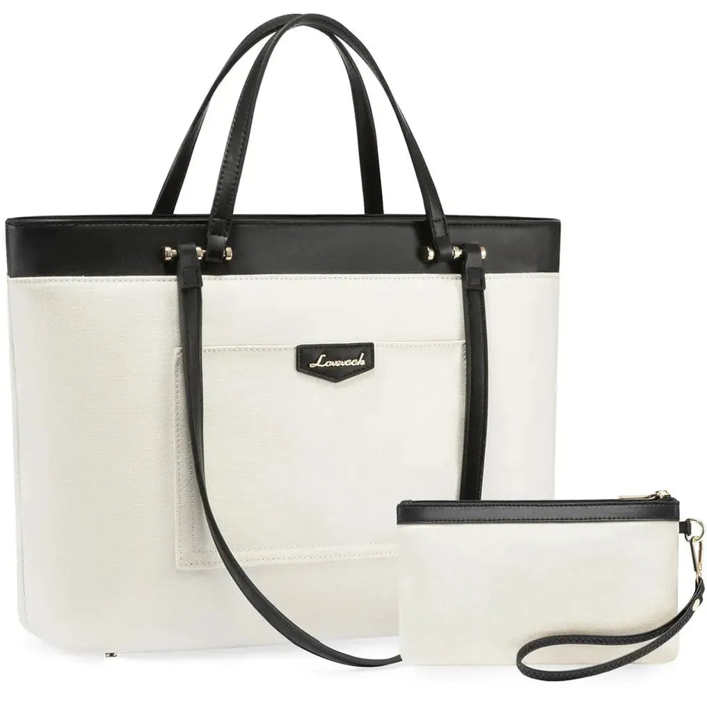 HKM-716947 Stylish Custom Tote Bag for Women with Dual Handles and Detachable Wristlet