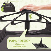 HKM-7170493 Pet Camping Tent with Sunburn Protection and Ventilation for Large Dogs