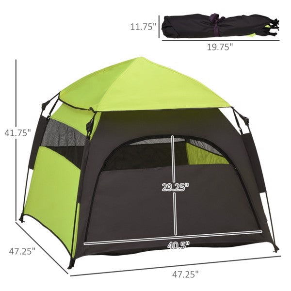 HKM-7170493 Pet Camping Tent with Sunburn Protection and Ventilation for Large Dogs
