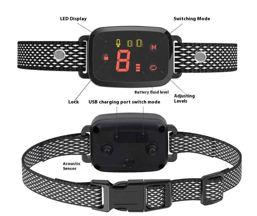HKM-7171133 Automatic Bark Control Device with Intelligent Recognition and Display Options