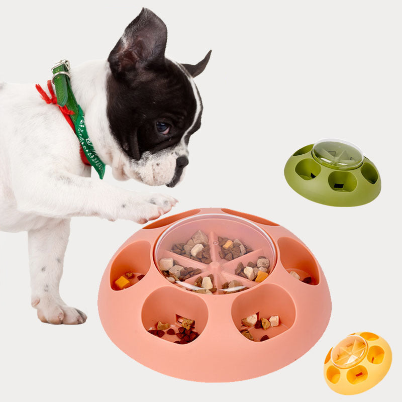HKM-7172285 Automatic Pet Training Toy with Food Dispensing Feature for Dogs
