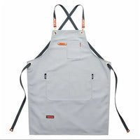 HKM-717267 Canvas Work Apron for Restaurant, Bakery, and Florist – Custom Logo Options Available