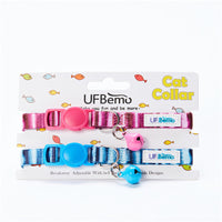 HKM-7173437 Small Pet Bell Collars - Adjustable Sizes 22-33cm, Lightweight and Safe Design for Cats and Dogs