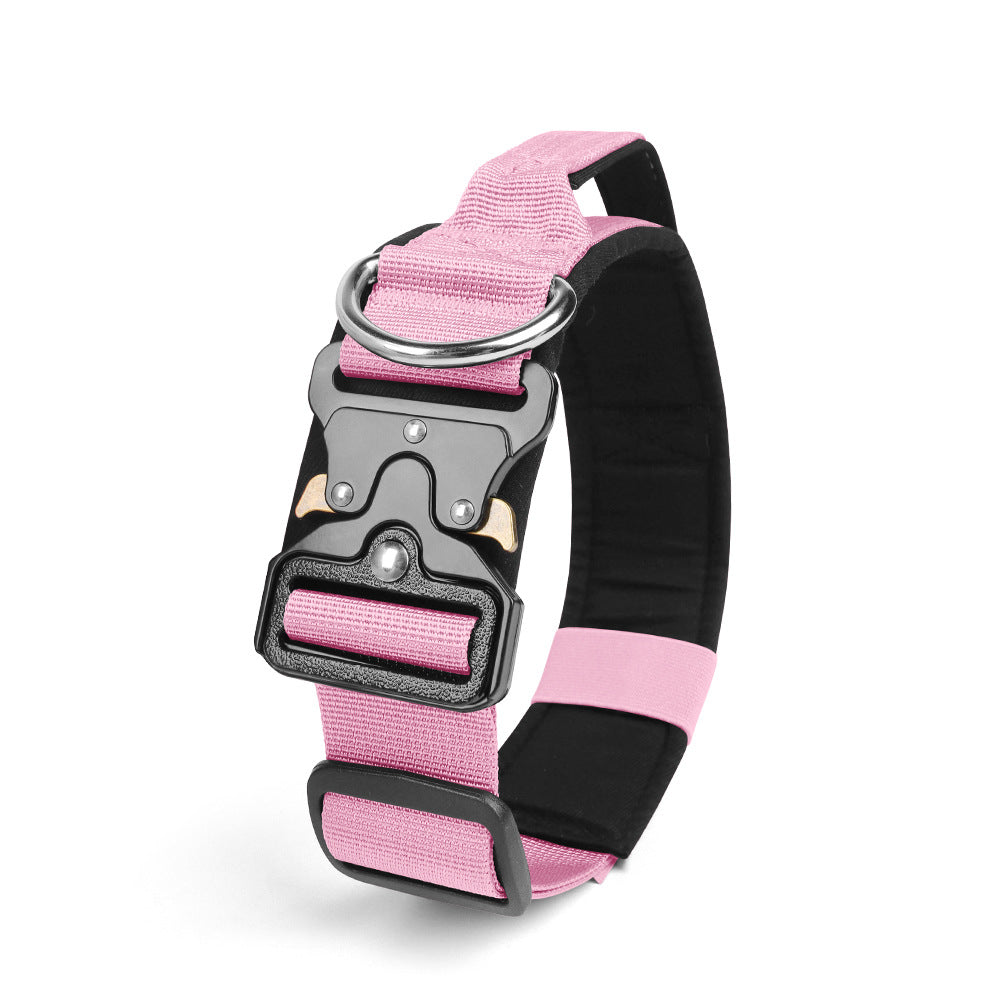 HKM-7174077 Durable Explosion-Proof Tactical Pet Collar ¨C Available in Multiple Colors