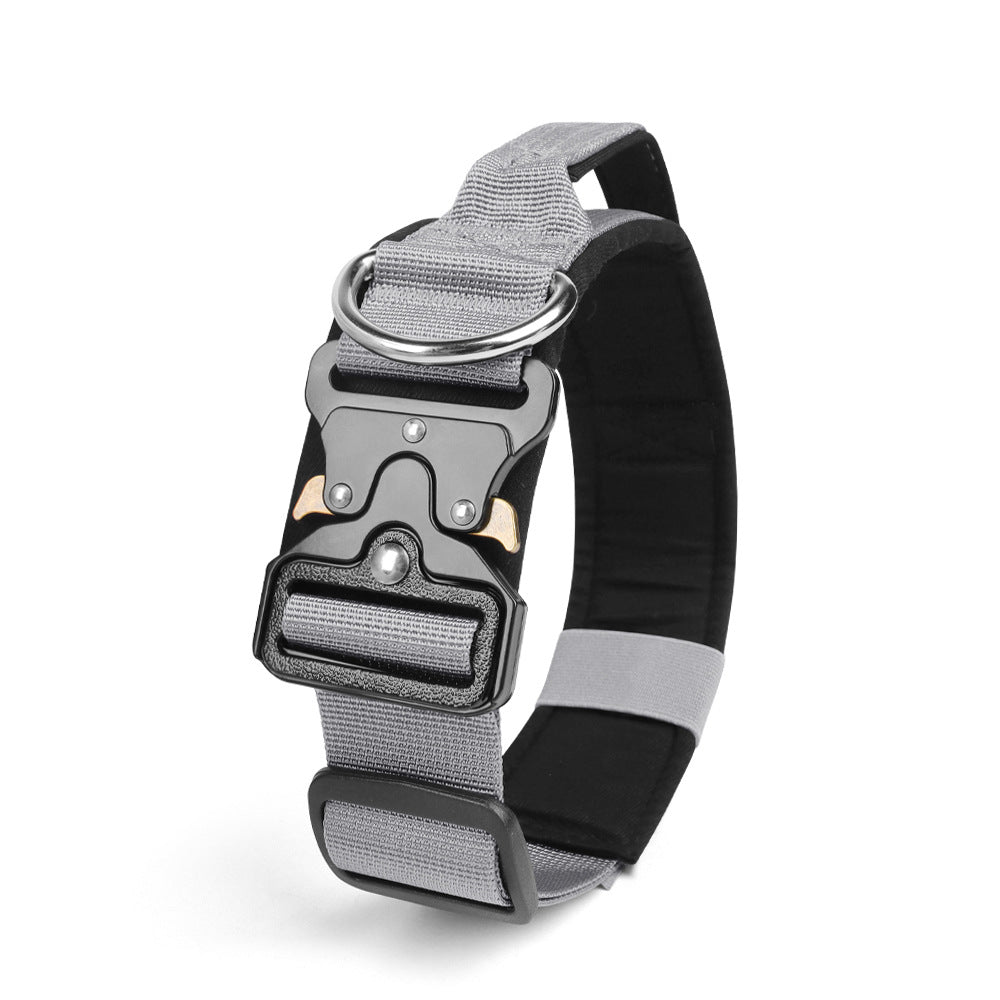 HKM-7174077 Durable Explosion-Proof Tactical Pet Collar ¨C Available in Multiple Colors