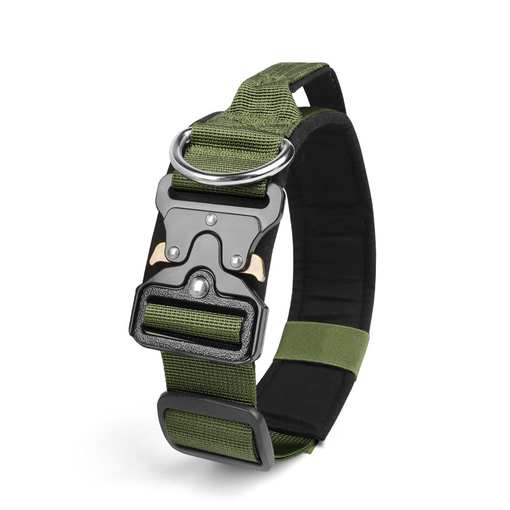 HKM-7174077 Durable Explosion-Proof Tactical Pet Collar ¨C Available in Multiple Colors
