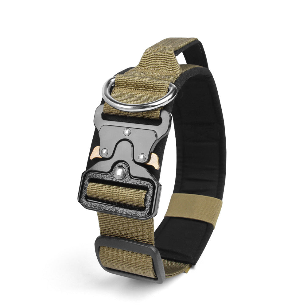 HKM-7174077 Durable Explosion-Proof Tactical Pet Collar ¨C Available in Multiple Colors