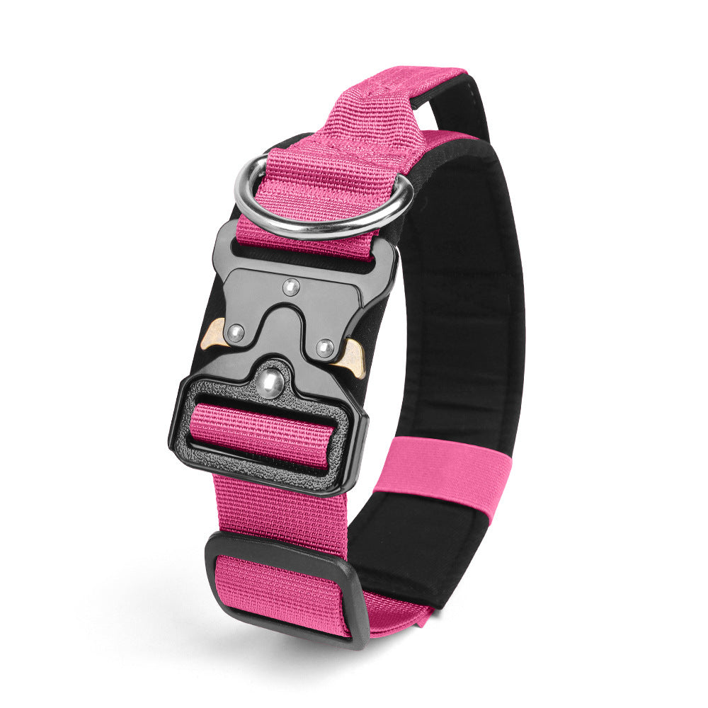 HKM-7174077 Durable Explosion-Proof Tactical Pet Collar ¨C Available in Multiple Colors