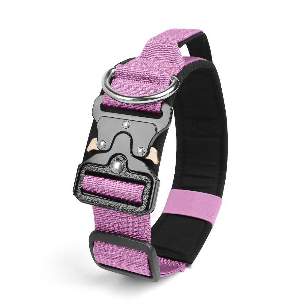 HKM-7174077 Durable Explosion-Proof Tactical Pet Collar ¨C Available in Multiple Colors
