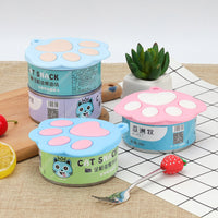 HKM-7174717 Silicone Dog Paw Design Pet Can Lid – Versatile and Durable, Fits Standard Canned Pet Food