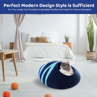 HKM-7175485 Handcrafted Merino Wool Cat House | Cozy, Safe, and Washable Pet Nest