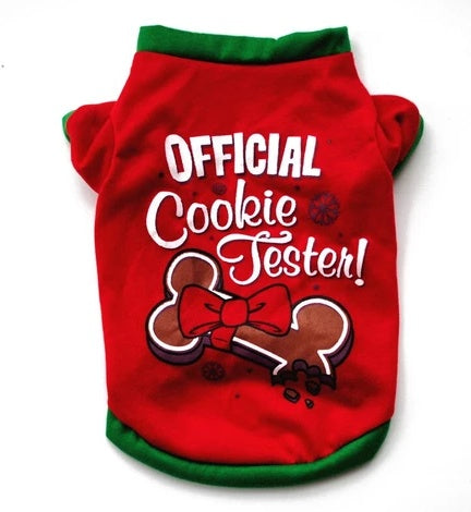 HKM-7175613 Cozy Cotton Dog Christmas Sweatshirt Vest in Multiple Styles and Sizes