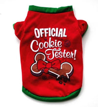 HKM-7175613 Cozy Cotton Dog Christmas Sweatshirt Vest in Multiple Styles and Sizes