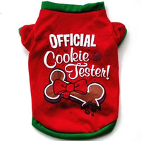 HKM-7175613 Cozy Cotton Dog Christmas Sweatshirt Vest in Multiple Styles and Sizes