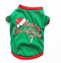 HKM-7175613 Cozy Cotton Dog Christmas Sweatshirt Vest in Multiple Styles and Sizes