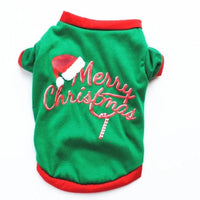 HKM-7175613 Cozy Cotton Dog Christmas Sweatshirt Vest in Multiple Styles and Sizes
