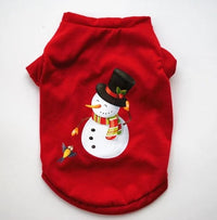 HKM-7175613 Cozy Cotton Dog Christmas Sweatshirt Vest in Multiple Styles and Sizes
