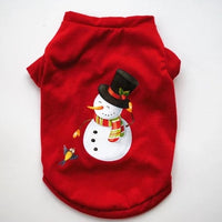 HKM-7175613 Cozy Cotton Dog Christmas Sweatshirt Vest in Multiple Styles and Sizes