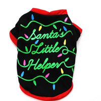 HKM-7175613 Cozy Cotton Dog Christmas Sweatshirt Vest in Multiple Styles and Sizes
