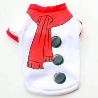 HKM-7175613 Cozy Cotton Dog Christmas Sweatshirt Vest in Multiple Styles and Sizes
